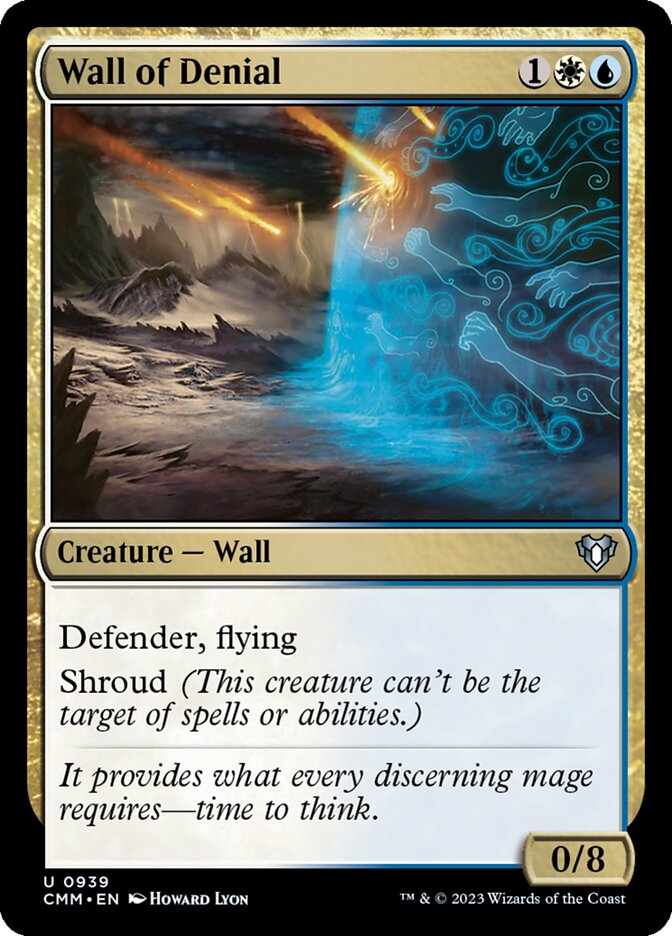 Wall of Denial 939/451 (Commander Masters) 