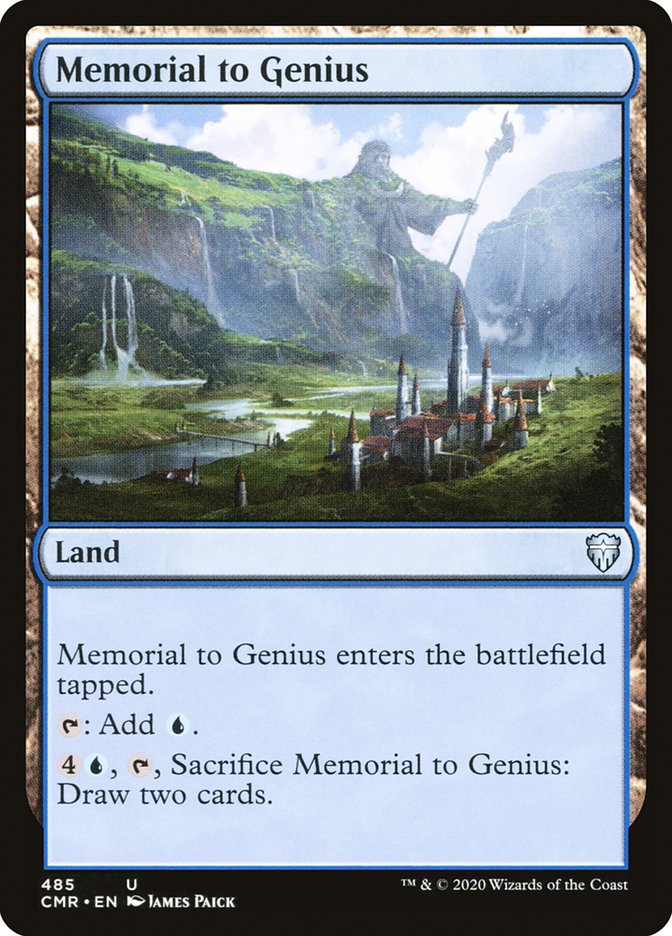 Memorial to Genius 485 (Commander Legends) 