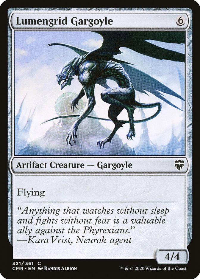 Lumengrid Gargoyle 321 (Commander Legends)  - Foil