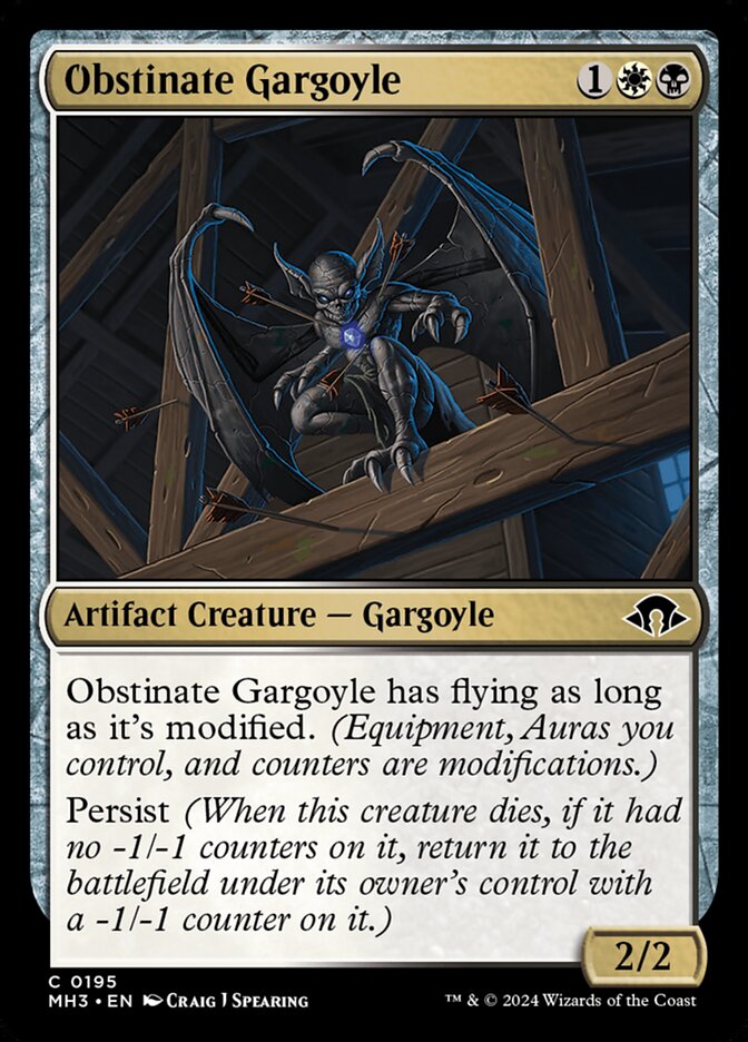 Obstinate Gargoyle 195 (Modern Horizons 3) 