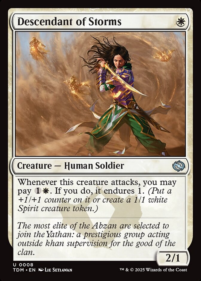 Descendant of Storms 8 (Tarkir: Dragonstorm) 