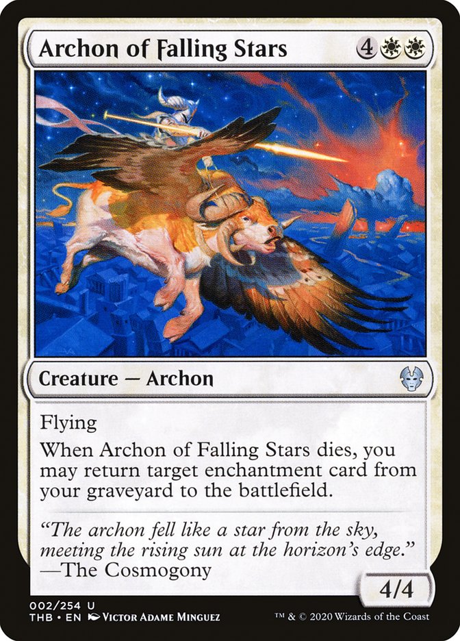 Archon of Falling Stars 2/254 (Theros Beyond Death) 