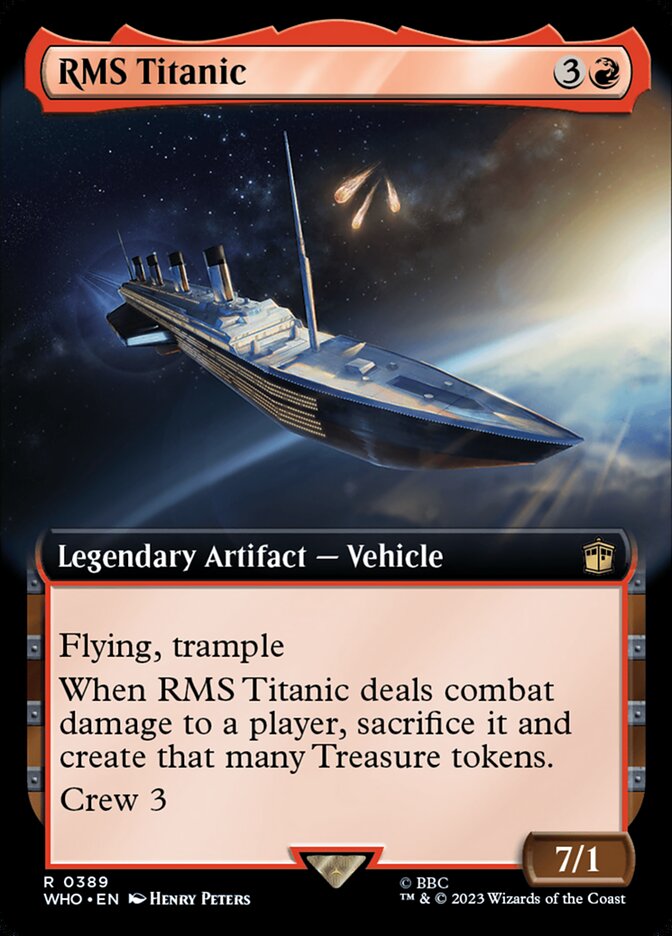 RMS Titanic 389/331 (Universes Beyond: Doctor Who)  - Extended Art Foil
