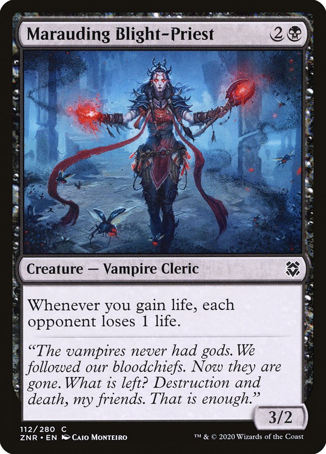 Marauding Blight-Priest 112/280 (Zendikar Rising) 