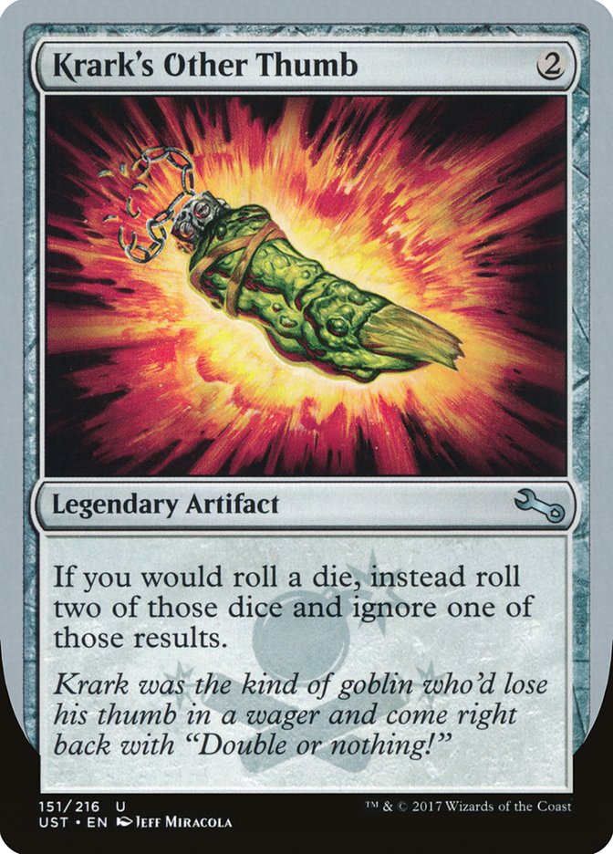 Krark's Other Thumb 151/216 (Unstable) 