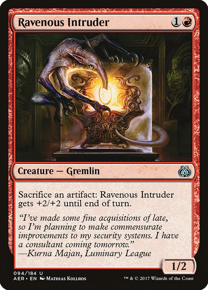 Ravenous Intruder 94/184 (Aether Revolt) 