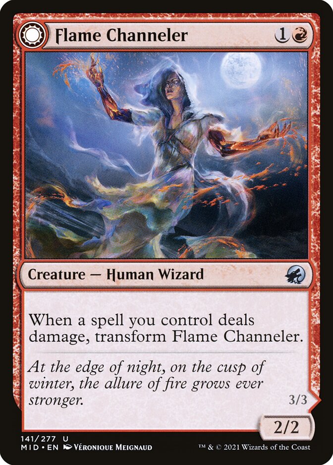 Flame Channeler // Embodiment of Flame 141/277 (Innistrad: Midnight Hunt) 