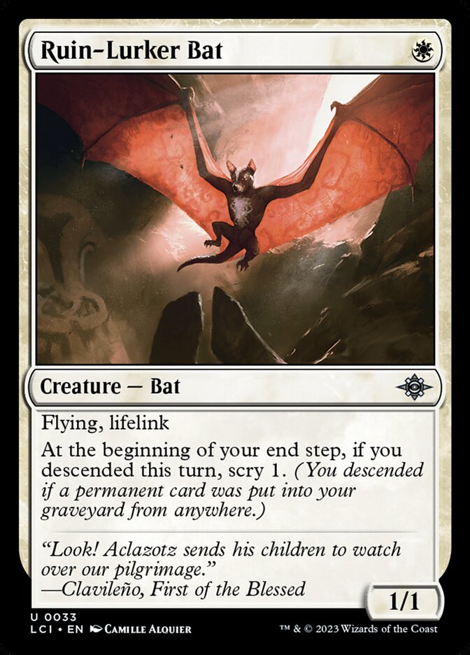 Ruin-Lurker Bat 33/291 (The Lost Caverns of Ixalan) 