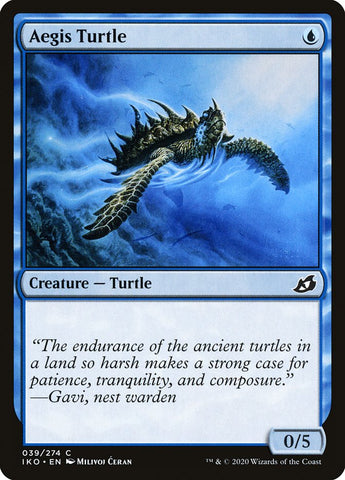 Aegis Turtle 39/274 (Ikoria: Lair of Behemoths)  - Foil
