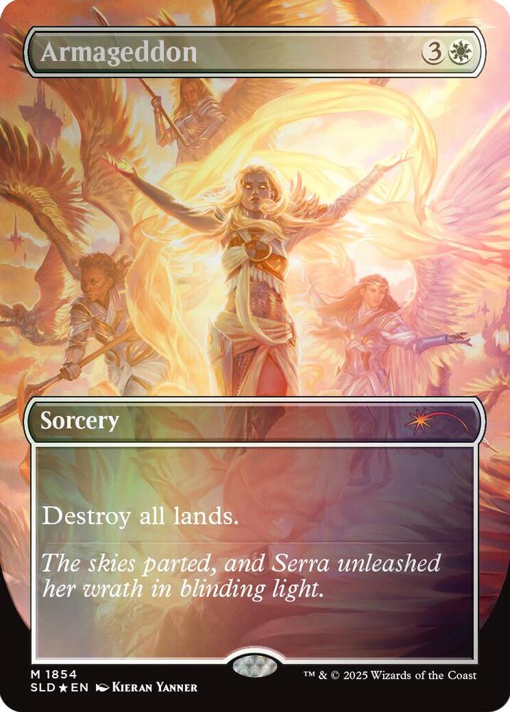 Armageddon 1854 (Secret Lair Drop Series)  - Borderless Rainbow Foil
