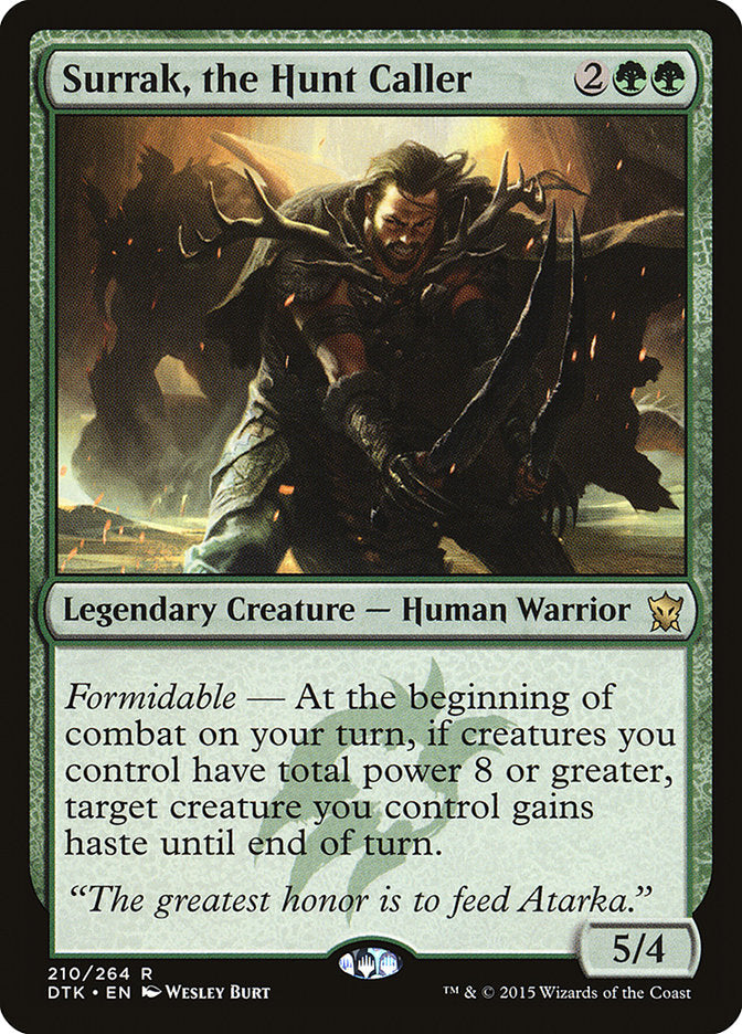 Surrak, the Hunt Caller 210/264 (Dragons of Tarkir) 