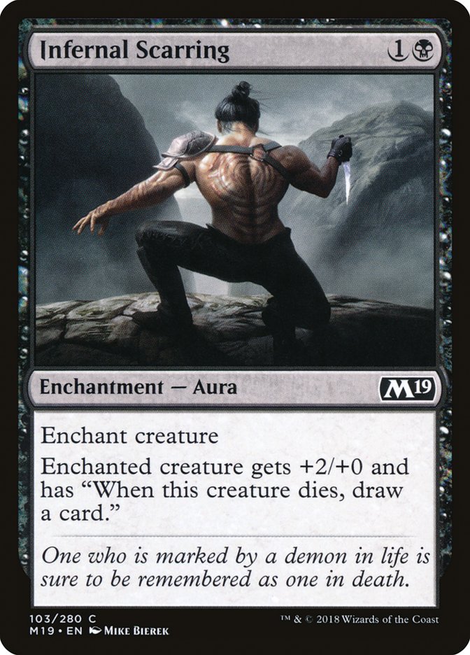 Infernal Scarring 103/280 (Core Set 2019) 