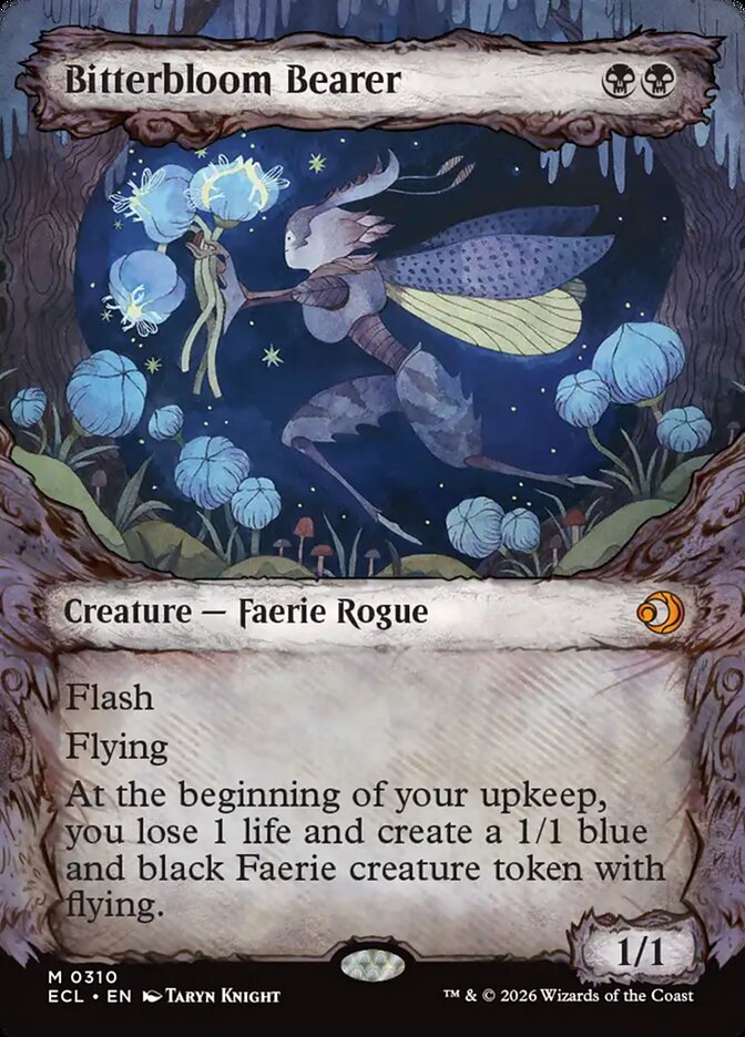 Bitterbloom Bearer 310 (Lorwyn Eclipsed)  - Showcase Foil
