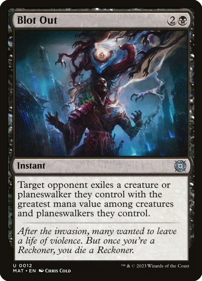 Blot Out 12/50 (March of the Machine: The Aftermath) 
