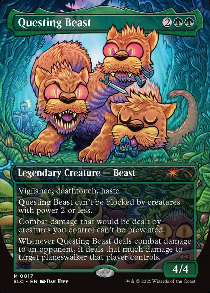 Questing Beast 17 (Secret Lair Countdown Kit)  - Borderless