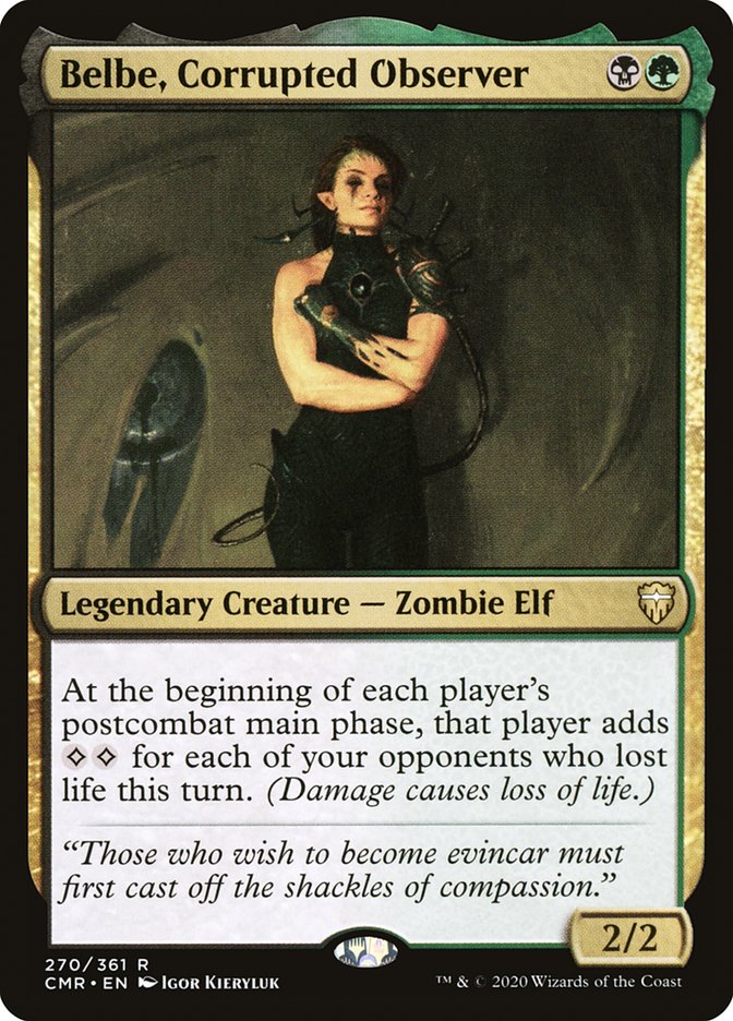 Belbe, Corrupted Observer 270 (Commander Legends) 
