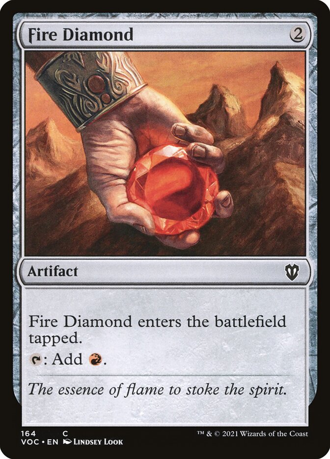 Fire Diamond 164/38 (Commander: Innistrad: Crimson Vow) 