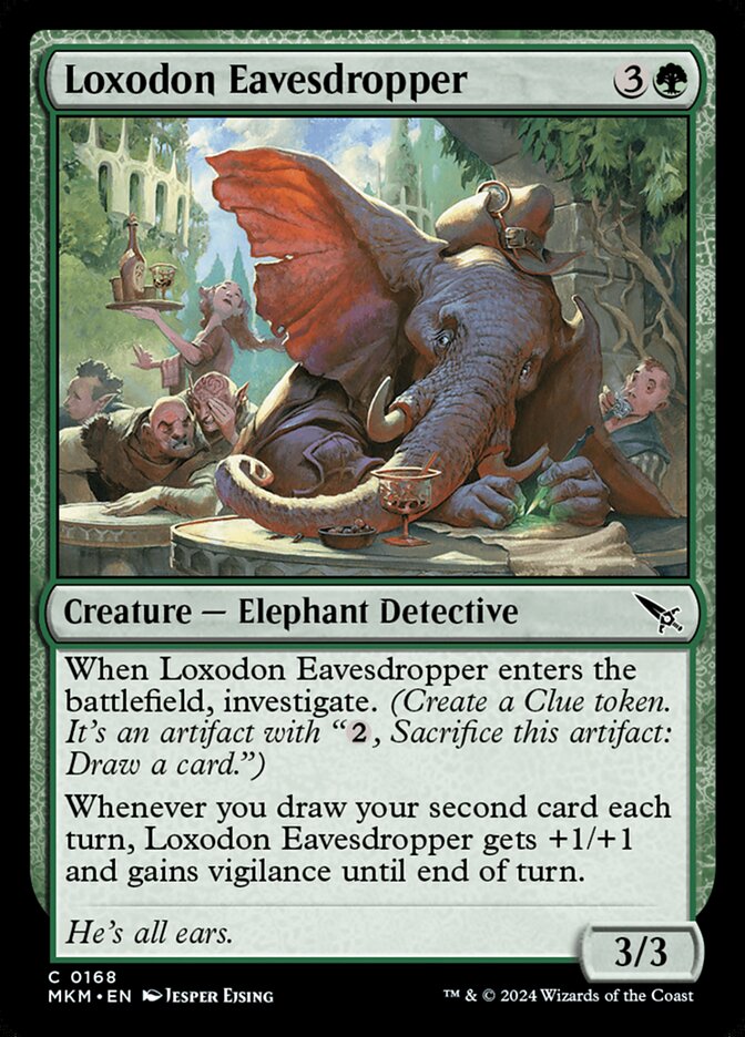 Loxodon Eavesdropper 168/286 (Murders at Karlov Manor)  - Foil