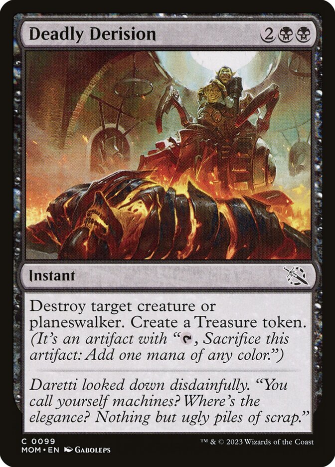 Deadly Derision 99/291 (March of the Machine)  - Foil