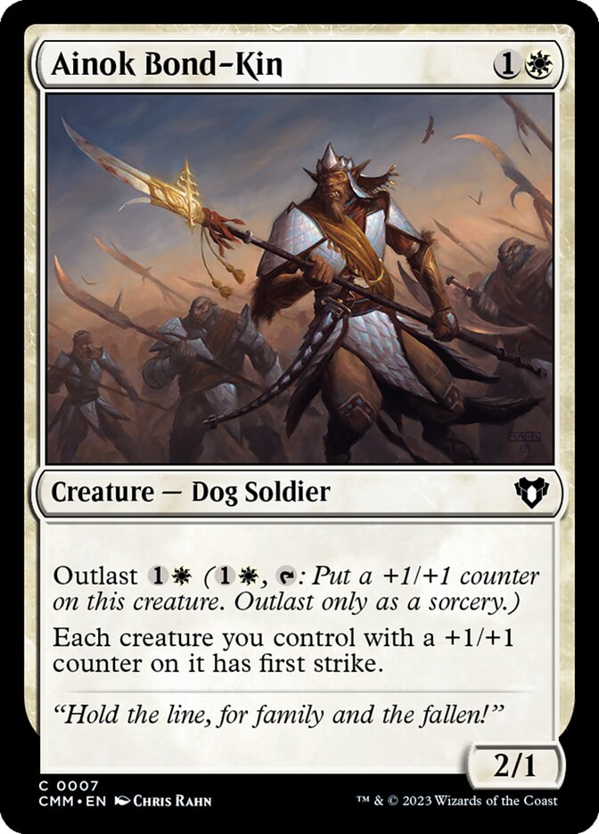 Ainok Bond-Kin 7/451 (Commander Masters) 