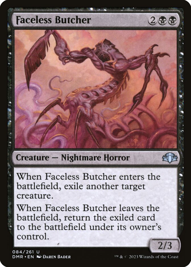 Faceless Butcher 84/261 (Dominaria Remastered) 
