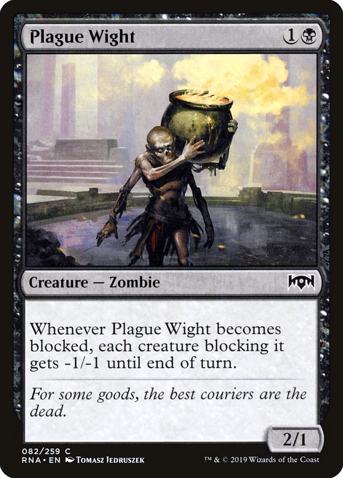 Plague Wight 82/259 (Ravnica Allegiance) 