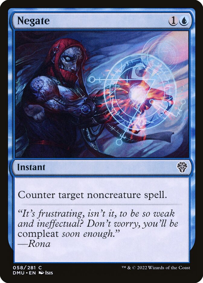 Negate 58 (Dominaria United)  - Foil