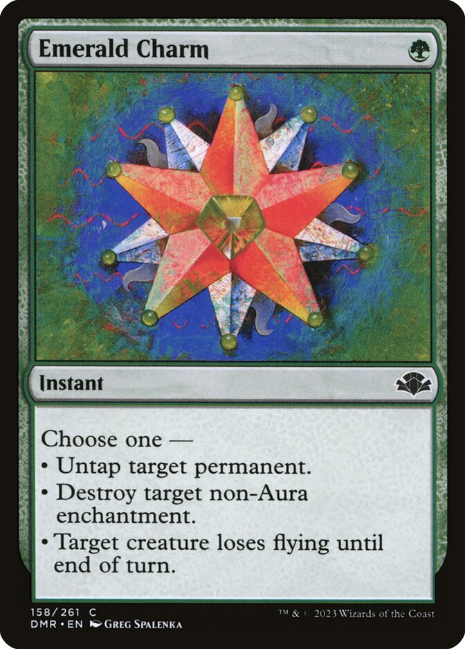 Emerald Charm 158/261 (Dominaria Remastered)  - Foil