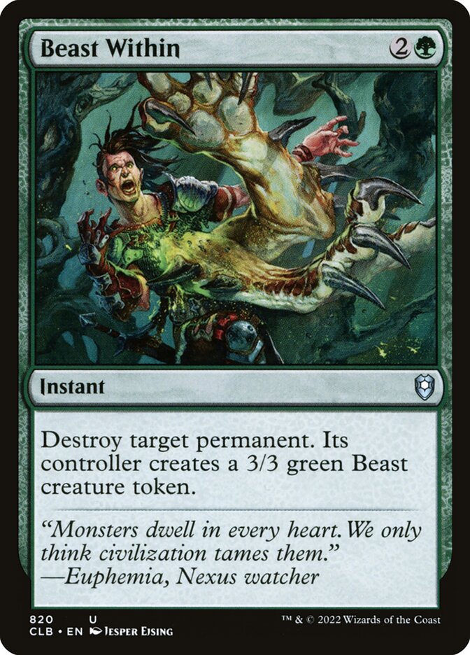 Beast Within 820 (Commander Legends: Battle for Baldur's Gate) 