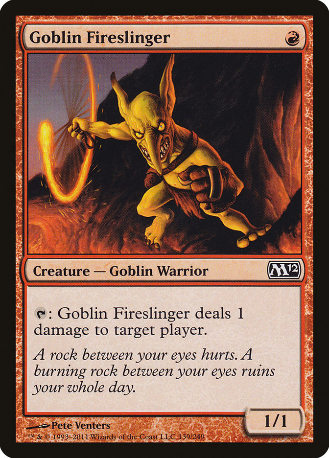 Goblin Fireslinger 139/249 (Magic 2012 (M12)) 