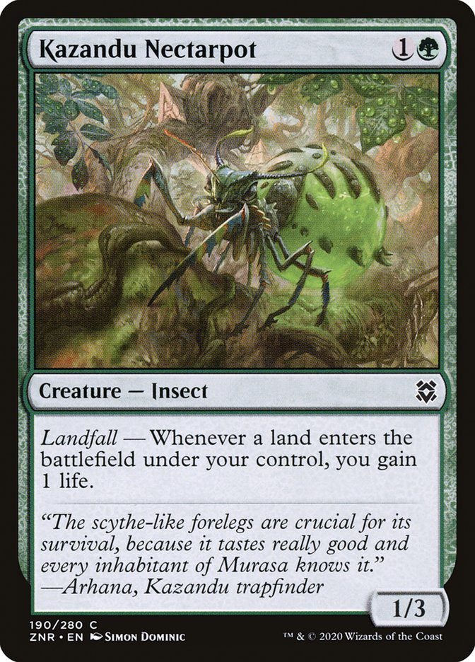 Kazandu Nectarpot 190 (Zendikar Rising)  - Foil