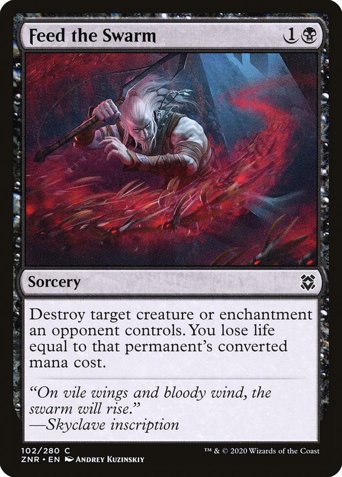 Feed the Swarm 102 (Zendikar Rising) 