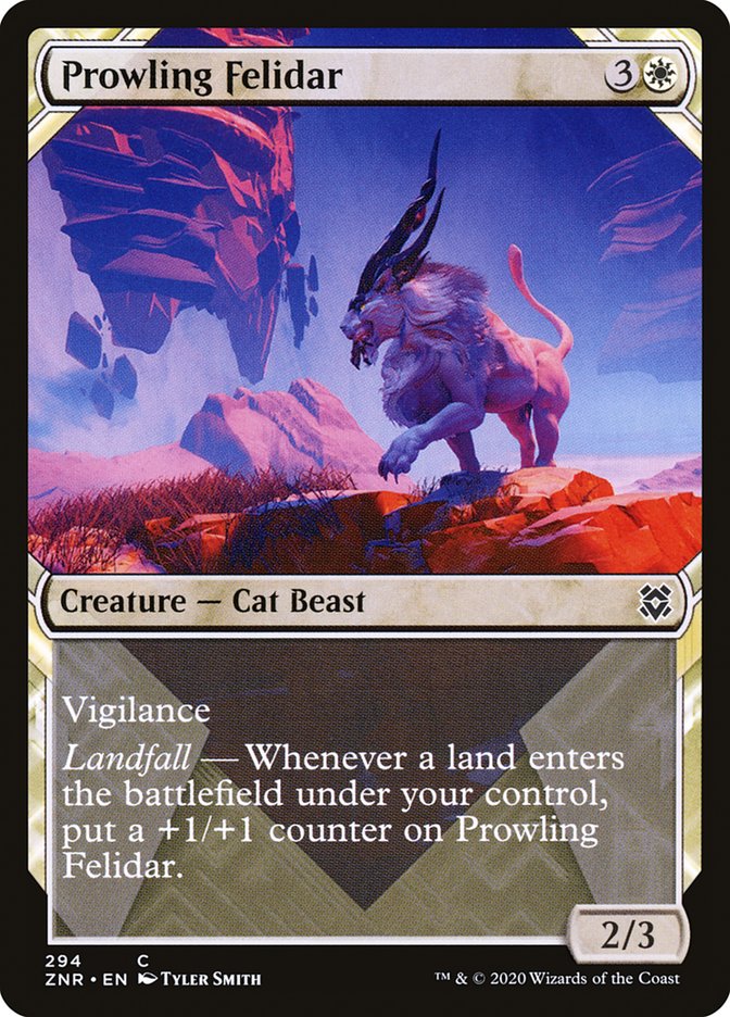 Prowling Felidar 294/280 (Zendikar Rising)  - Showcase