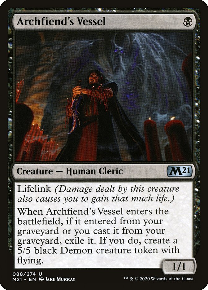 Archfiend's Vessel 88 (Core Set 2021)  - Foil