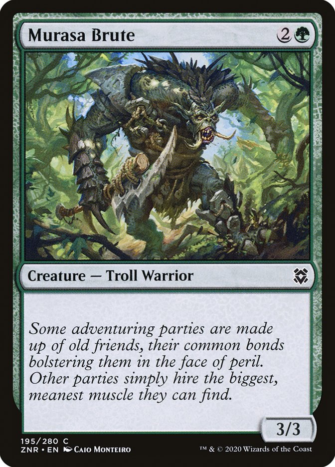 Murasa Brute 195/280 (Zendikar Rising)  - Foil