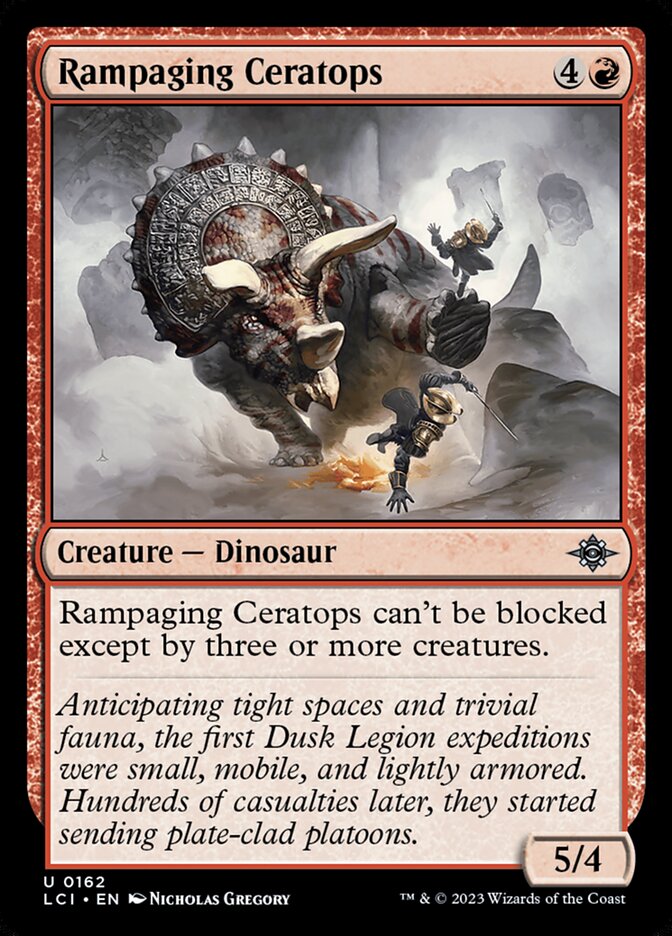 Rampaging Ceratops 162 (The Lost Caverns of Ixalan)  - Foil