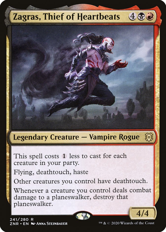 Zagras, Thief of Heartbeats 241 (Zendikar Rising) 