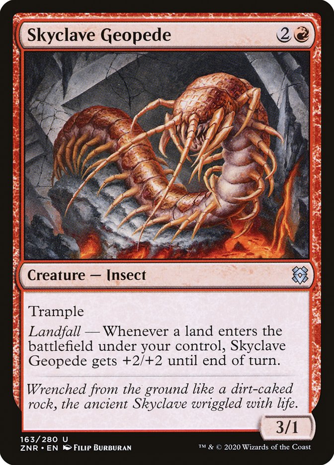 Skyclave Geopede 163/280 (Zendikar Rising) 