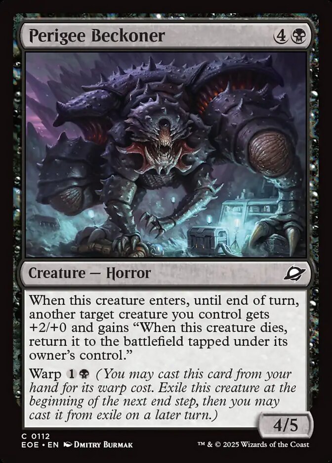 Perigee Beckoner 112 (Edge of Eternities)  - Foil