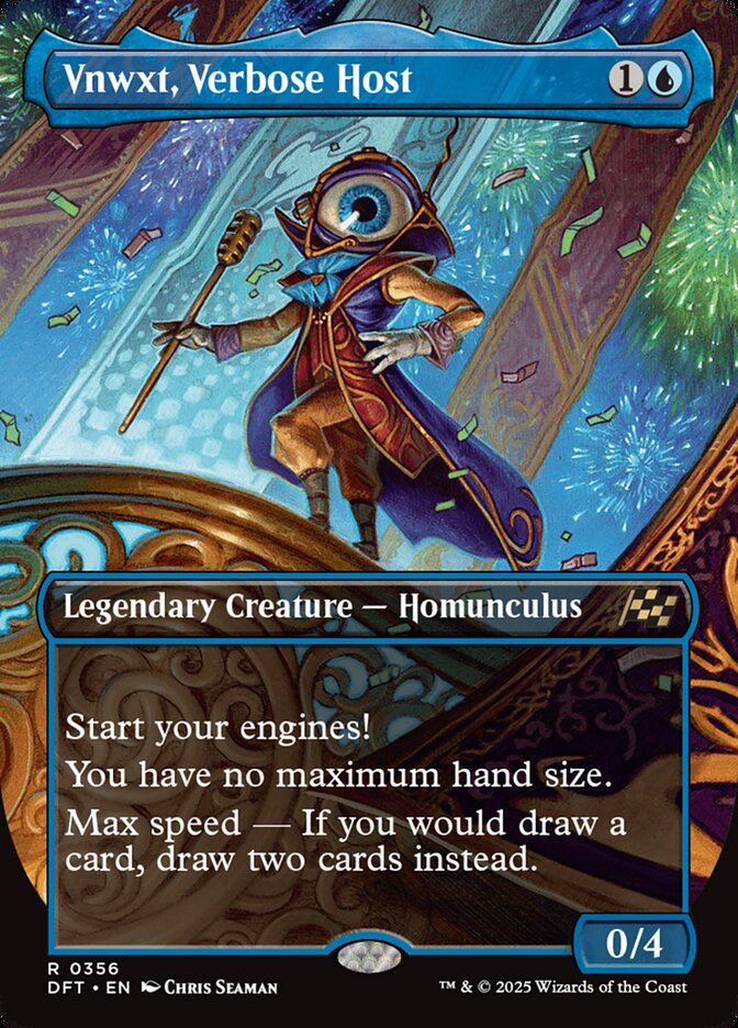 Vnwxt, Verbose Host 356 (Aetherdrift)  - Borderless Foil
