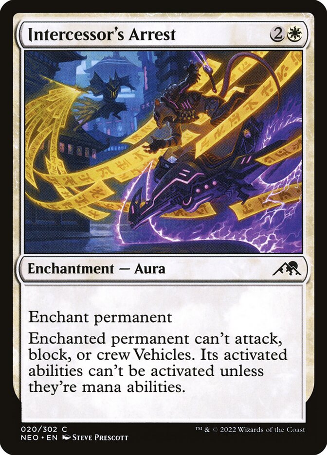 Intercessor's Arrest 20/302 (Kamigawa: Neon Dynasty) 