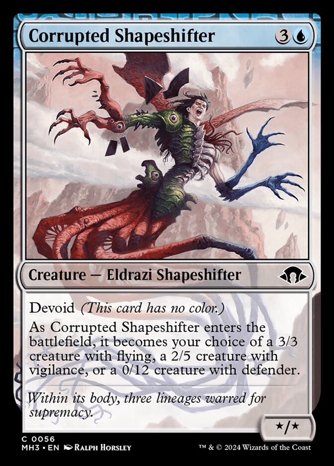 Corrupted Shapeshifter 56/319 (Modern Horizons 3)  - Foil