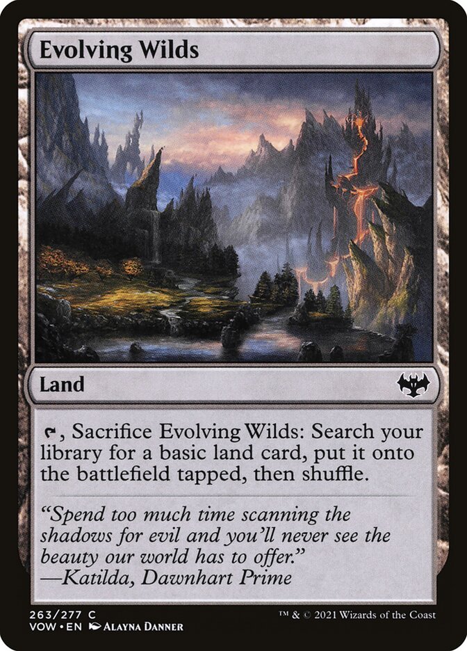 Evolving Wilds 263/277 (Innistrad: Crimson Vow) 