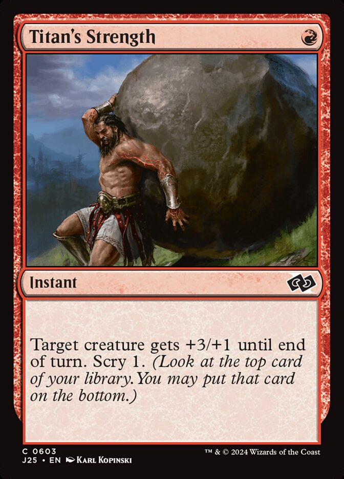 Titan's Strength 603/779 (Foundations Jumpstart) 