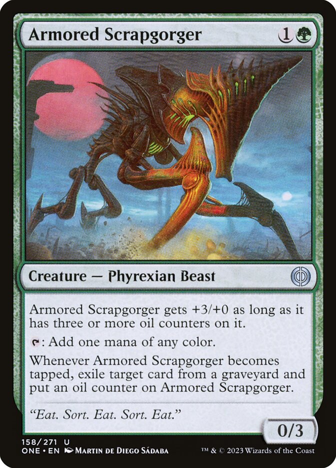 Armored Scrapgorger 158 (Phyrexia: All Will Be One) 