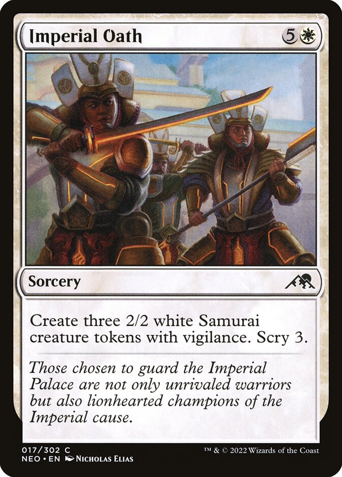 Imperial Oath 17 (Kamigawa: Neon Dynasty)  - Foil