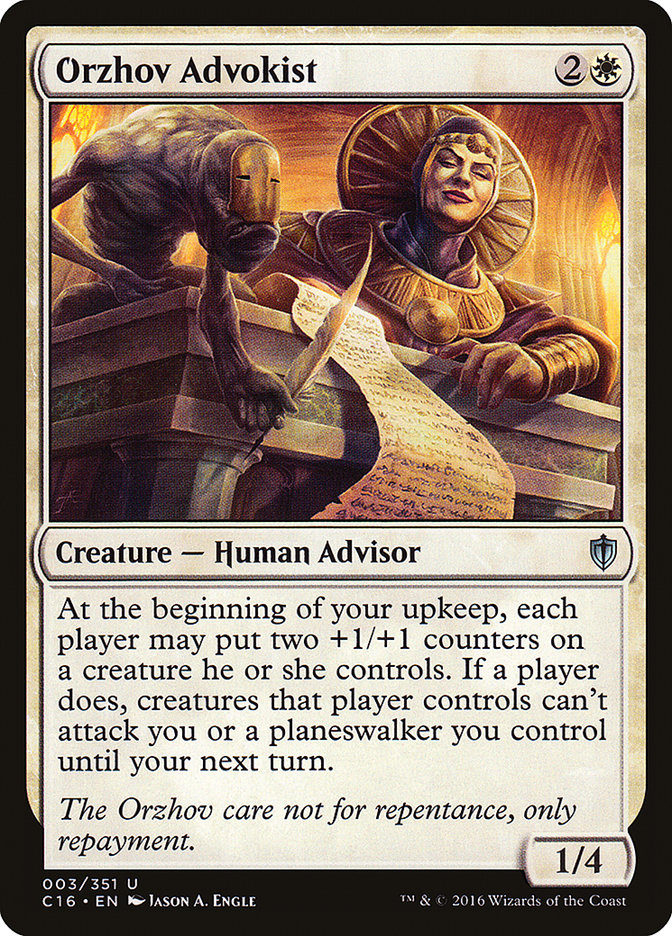 Orzhov Advokist 3/351 (Commander 2016) 