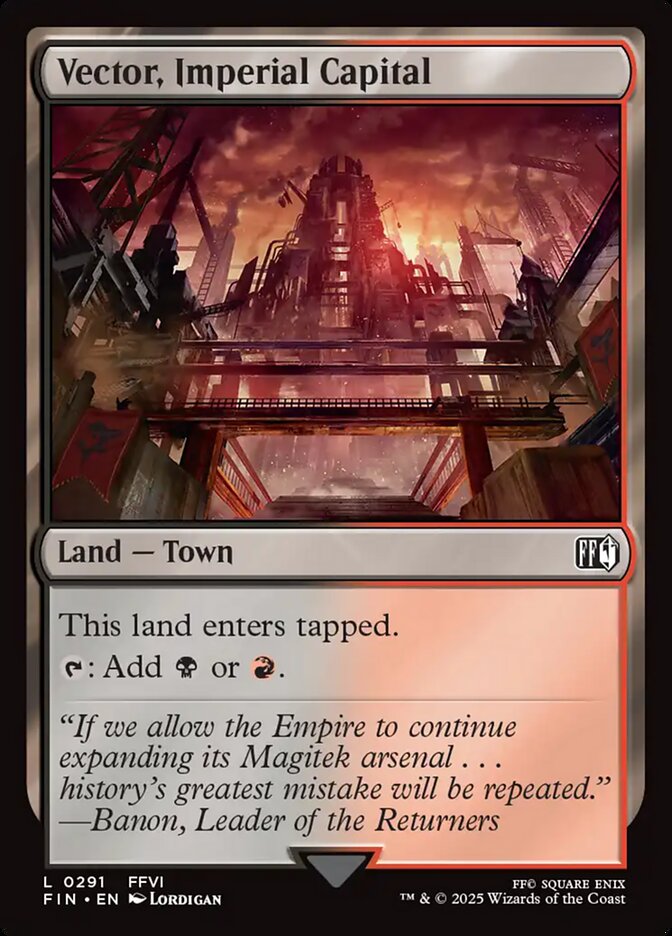 Vector, Imperial Capital 291 (FINAL FANTASY)  - Foil
