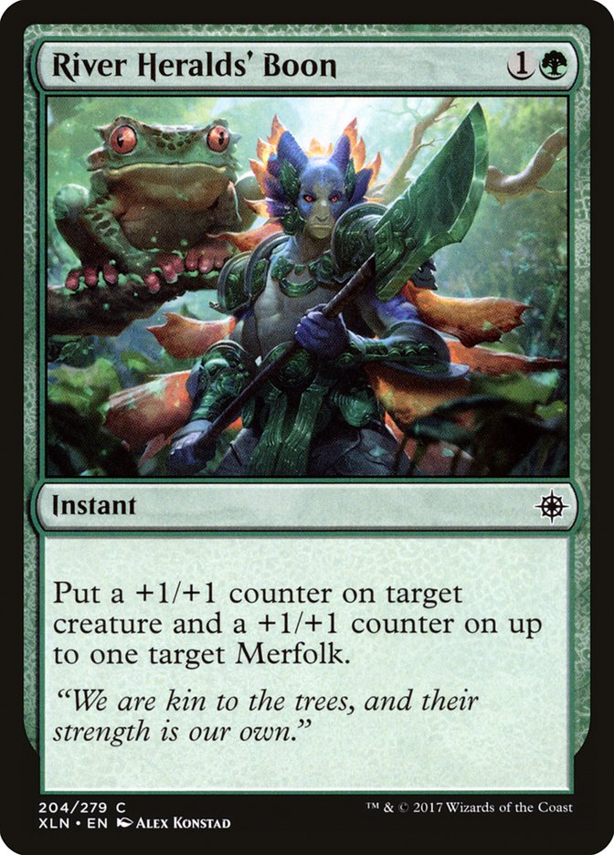 River Heralds' Boon 204/279 (Ixalan) 
