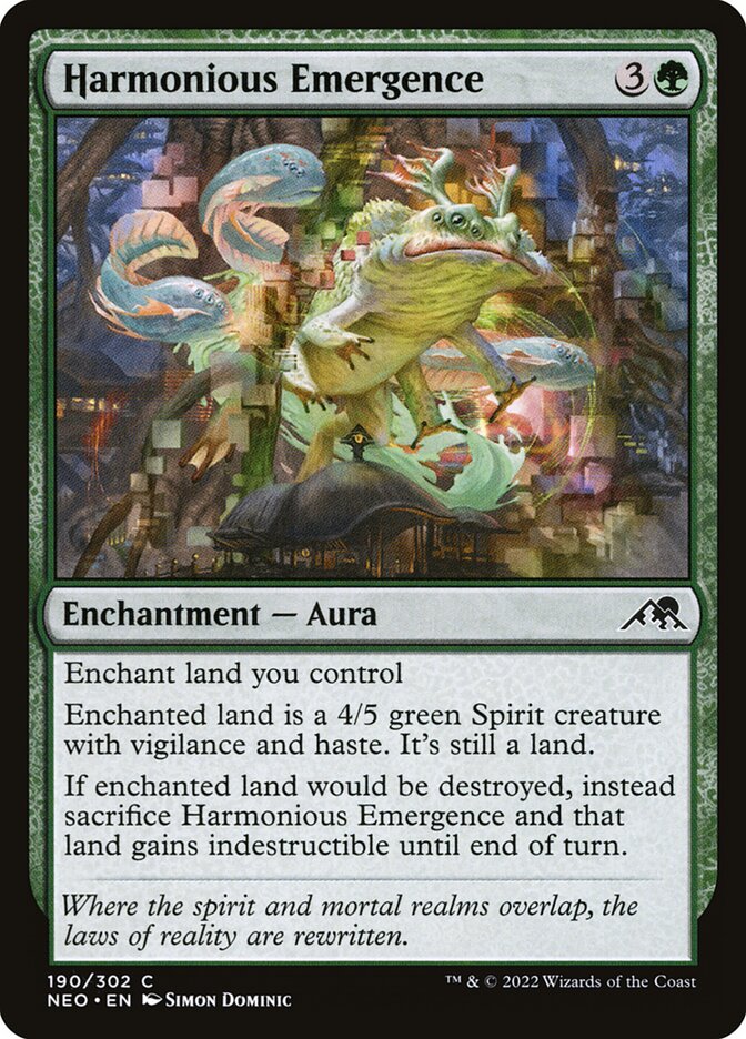 Harmonious Emergence 190/302 (Kamigawa: Neon Dynasty) 